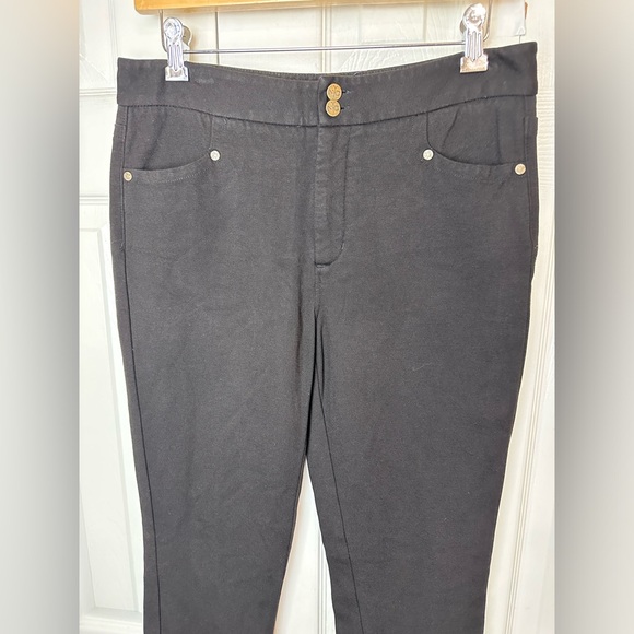 NYDJ Petite Straight Leg Ponte Knit Pant High Rise Slimming Lift Tuck Technology - Picture 3 of 10